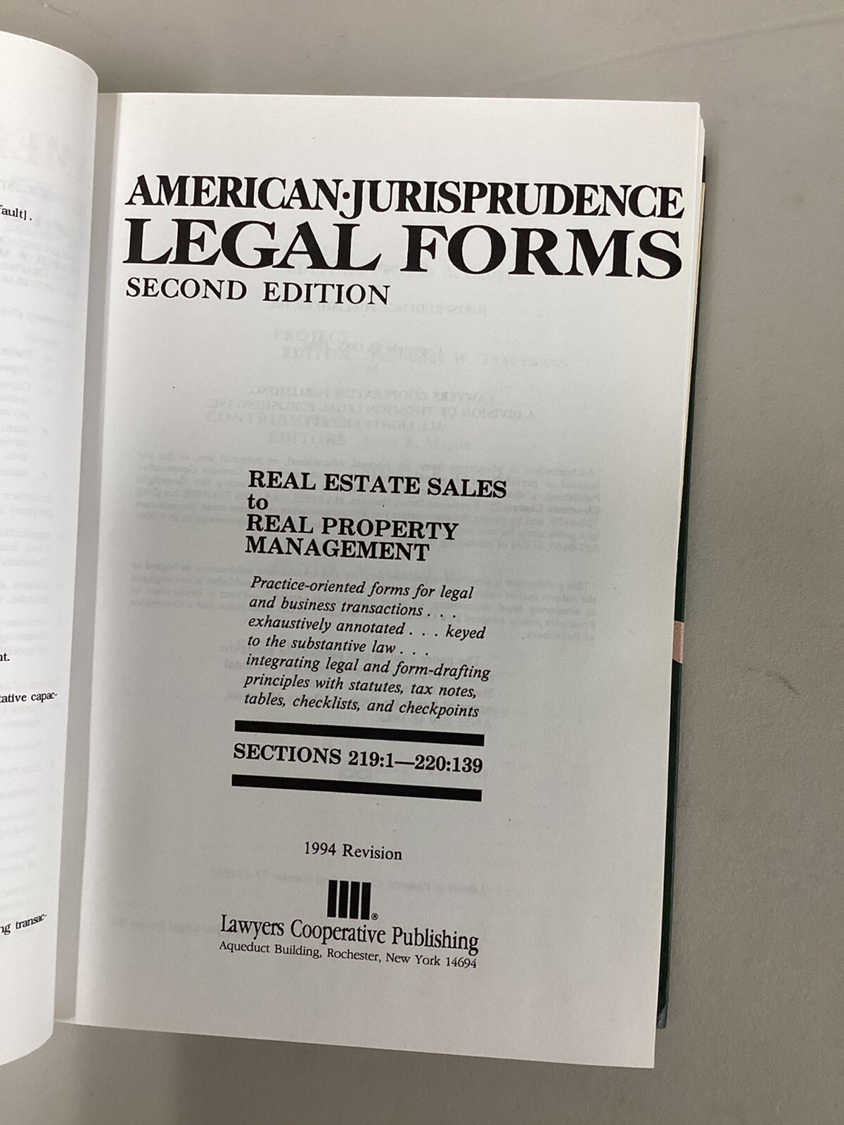 American Jurisprudence Legal Forms 2d Vol. 120 42 Books Hardcover + 2