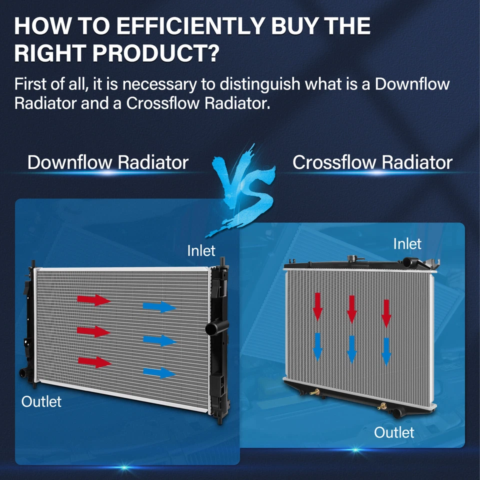 Radiador de aluminio para Dodge Avenger Chrysler 200 2011-2014 2,4 L 3,6 L Foto 3 de 4