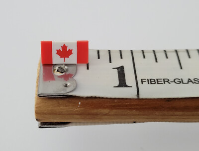Kanadische Nationalflagge, Kanada, Ahornblatt Kunststoff/Metall Pin Abzeichen - BRANDNEU
