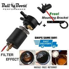 Billet Aluminum Baffled Oil Catch Can Reservoir Tank Racing 2-Port | Bull Boost