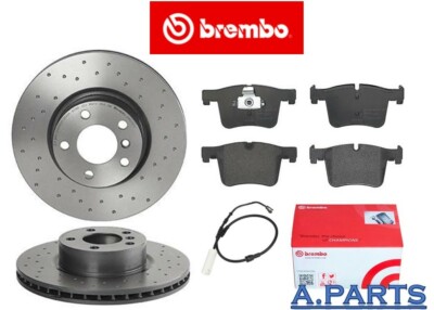 BREMBO XTRA BREMSENSATZ GELOCHT WK  328mm VORNE BMW X3 X4 F25 F26 PERFORMANCE