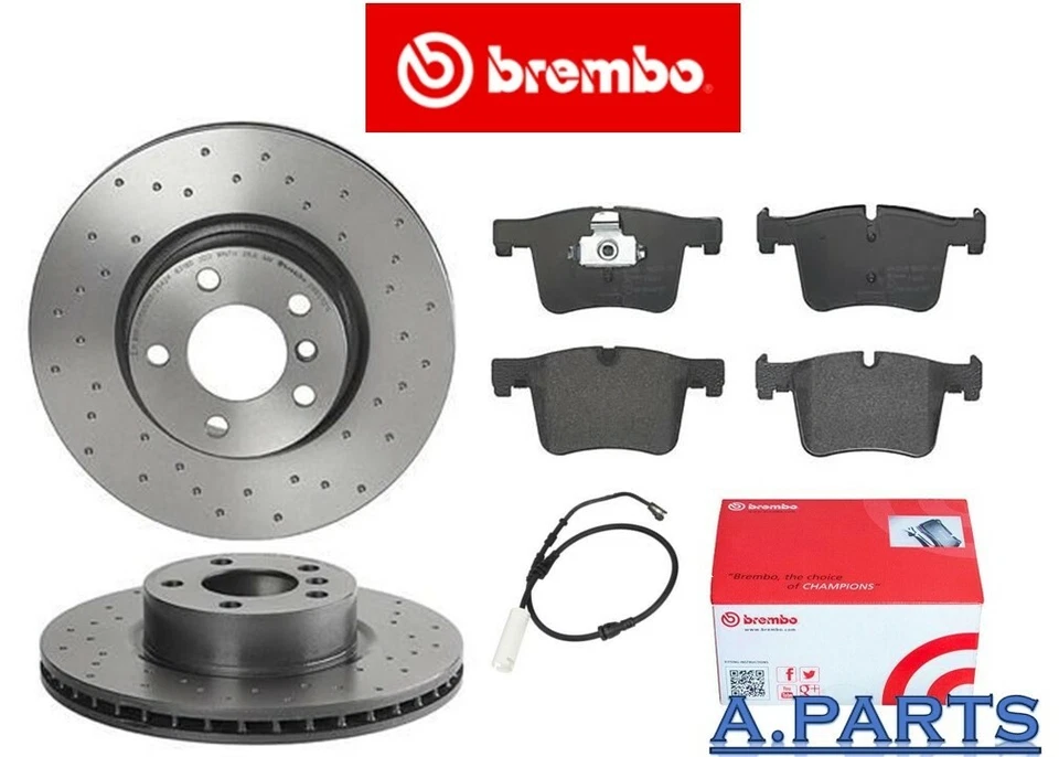 BREMBO XTRA BREMSENSATZ GELOCHT WK  328mm VORNE BMW X3 X4 F25 F26 PERFORMANCE - Bild 1 von 1