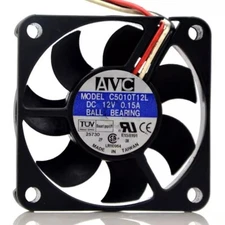 AVC C5010T12L 5010 DC12V 0.15A 5CM 3-Wire CPU Cooling Fan