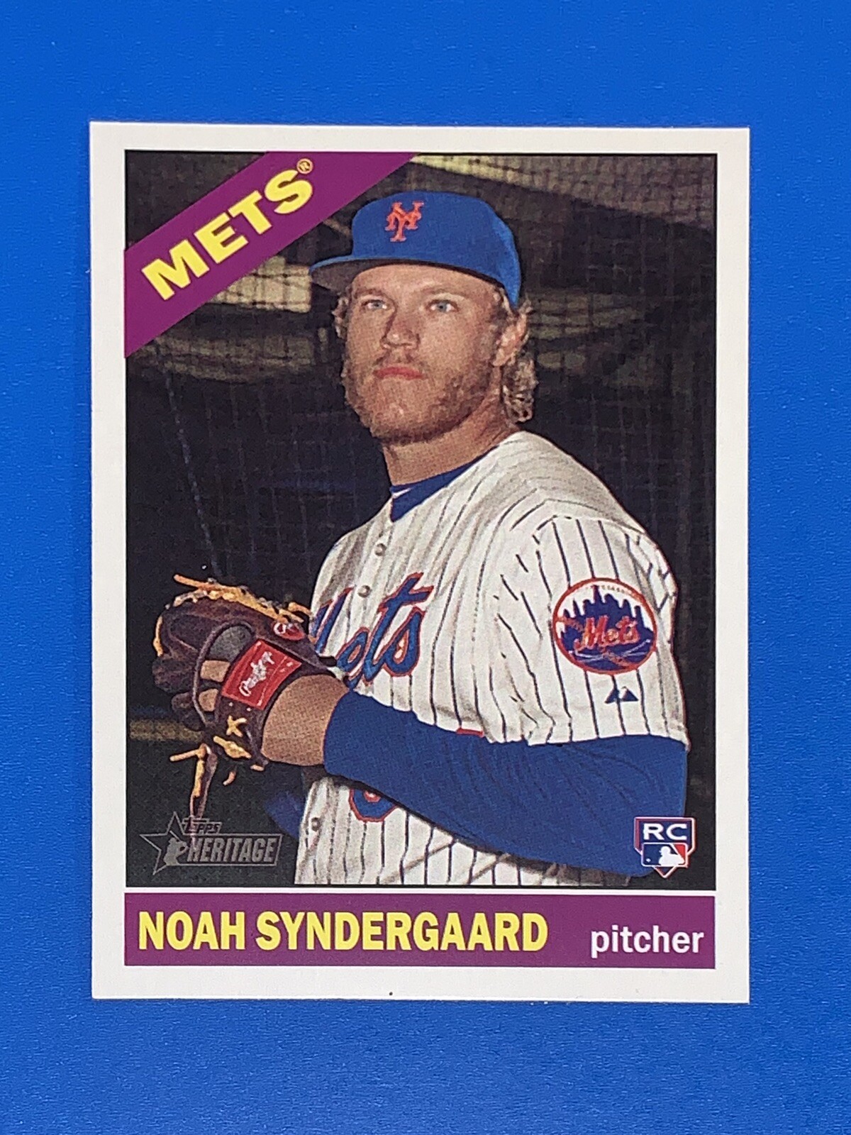 2015 Topps Heritage Noah Syndergaard Rookie Card #618 New York Mets NM-MINT