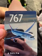 Delta Air Lines Collectible Pilot’s Trading Card Boeing 767-300ER No.55 New