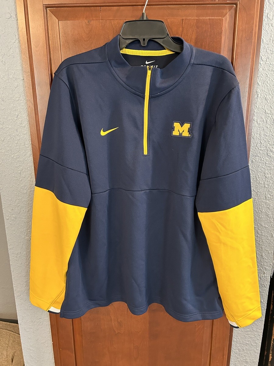 nike michigan quarter zip