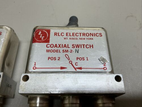 RLC Elec. 2 Interruttore coassiale trasmissione radiofrequenza SM-2-N 5985-01-274-9259 - Foto 2 di 9
