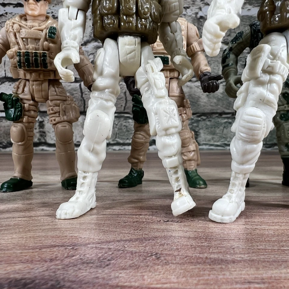 Excite U.S.M.C. Lote de 9 figuras de acción militares del ejército de 4 pulgadas de la Armada Foto 4 de 4