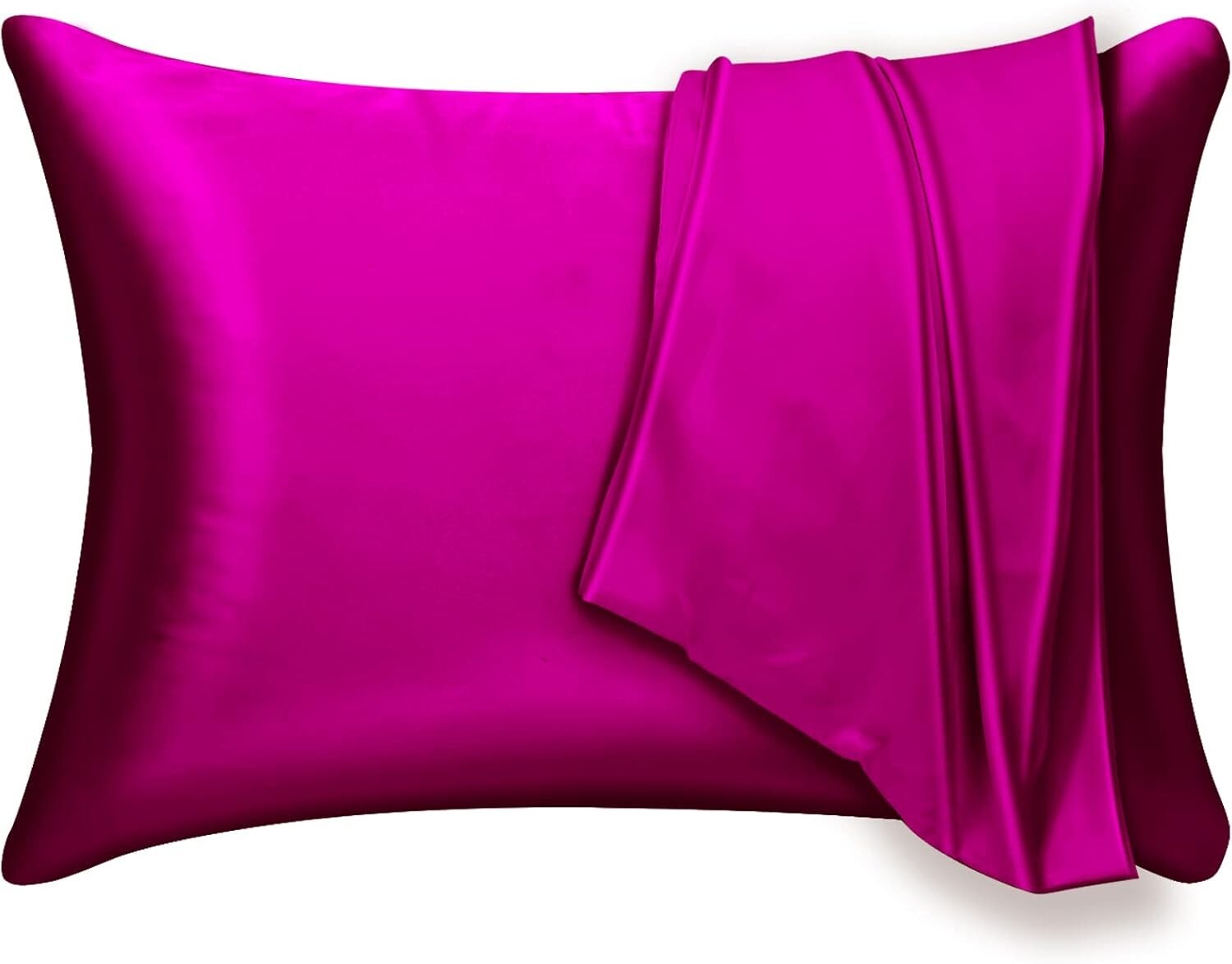 Mulberry Silk Pillowcase 2 Pack for Hair and Skin, with Hidden Zipper. Both Side-image