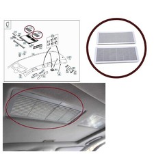 Mercedes W203 W208 W209 W210 W211 Sunroof Vent Grill Covers PAIR A2117840644