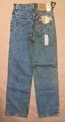 Vintage 1990's Levi's 565 Wide Leg Blue Jeans, Deadstock NWT, Size