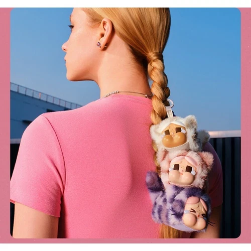 Authentique figurine POP MART CRYBABY série Wild But Cutie boîte ventes exceptionnelles aveugle confirmée