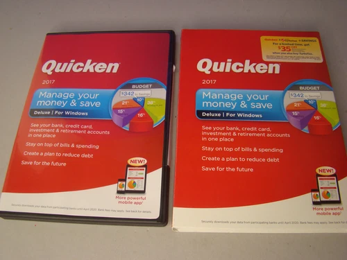 Intuit Quicken 2017 Deluxe For Windows  (Please Read) FOR EXISTING USER ONLY