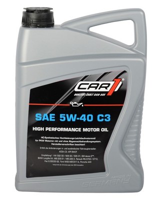 CAR1 HC-synthetisches Motoröl 5W-40 C3 5L