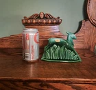 Vtg Haeger MCM Gazelle Antelope Deer Art Pottery Vase Planter