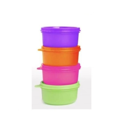 Tupperware Julchen 4 x 200 ml NEU B15 Hitparade Schüssel Schälchen bunt