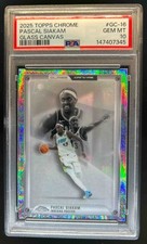 2025-26 Topps Chrome Pascal Siakam Glass Canvas SSP #GC-16 Pacers PSA 10