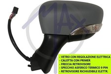 SPECCHIO SPECCHIETTO RETROVISORE ELETTRICO SX PER RENAULT CLIO 2012 AL 2018