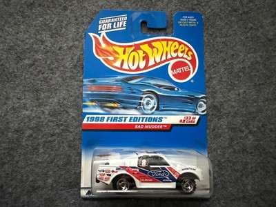 Bad Mudder 1998 First Editions Hot Wheels - Card Damaged