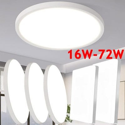 LED Deckenlampe Panel Deckenleuchte Küche Schlafzimmer Wohnzimmer Bad Flur lampe