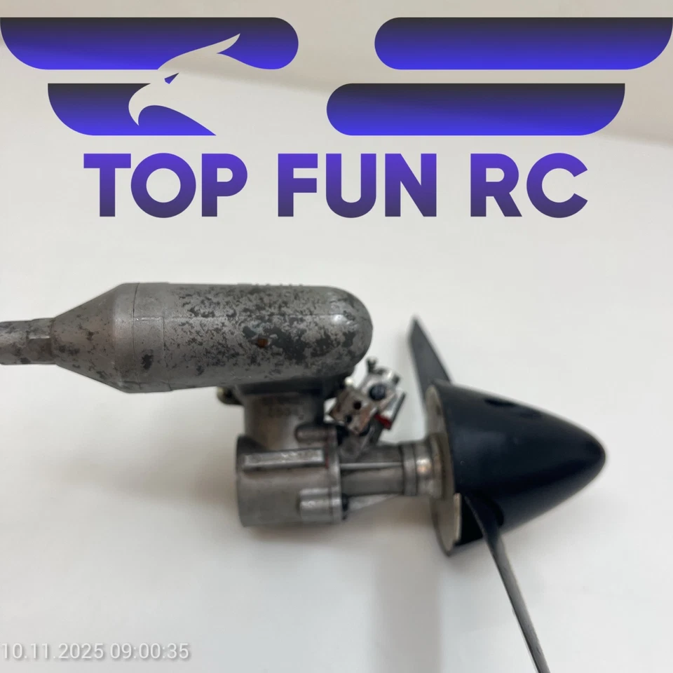 ENYA 15-IV 2-STROKE MODEL AIRPLANE ENGINE MUFFLER & SPINNER - Image 4 of 4