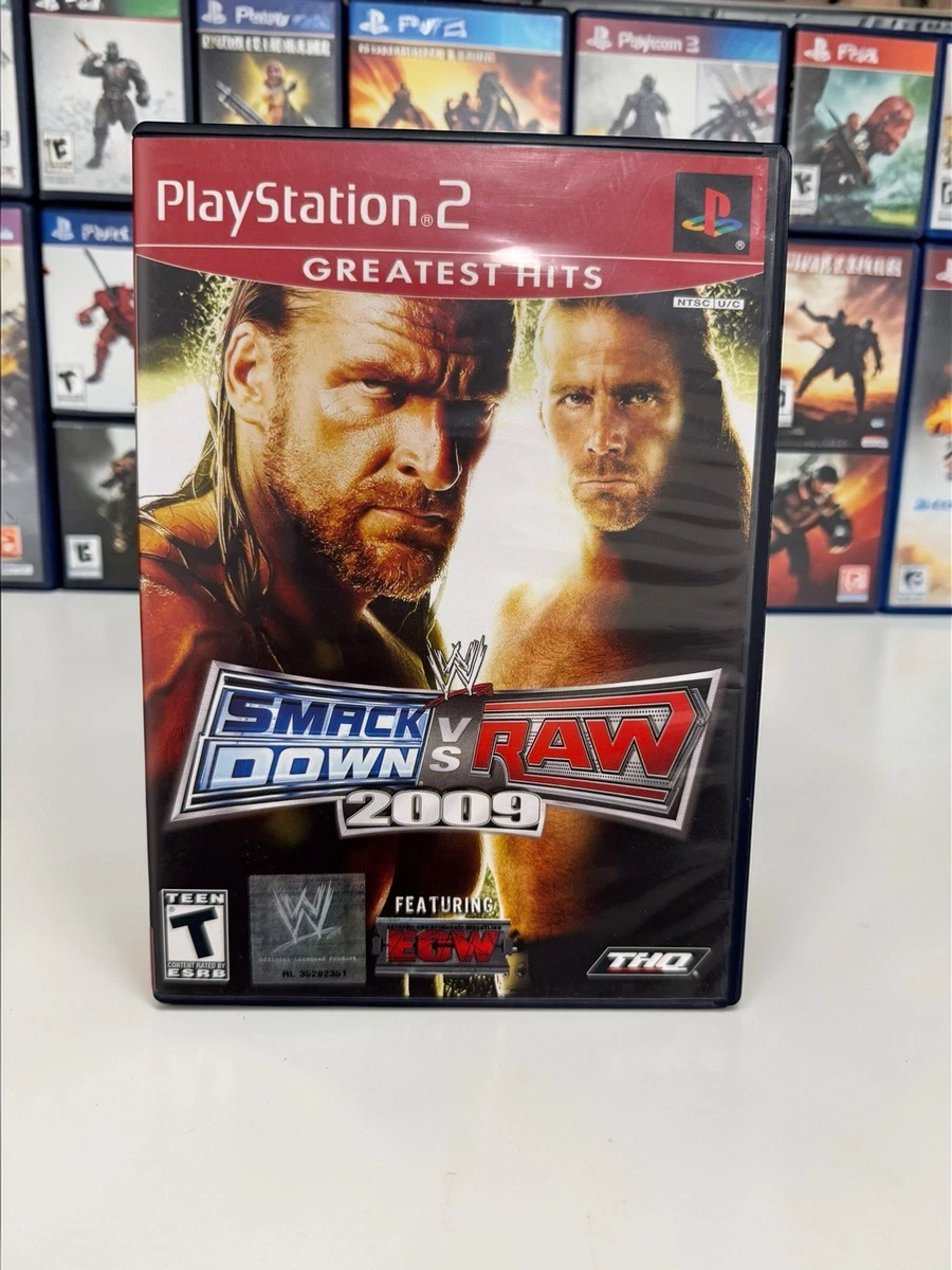 SmackDown VS Raw 2009 - PlayStation 2 PS2 - PAL - Complet