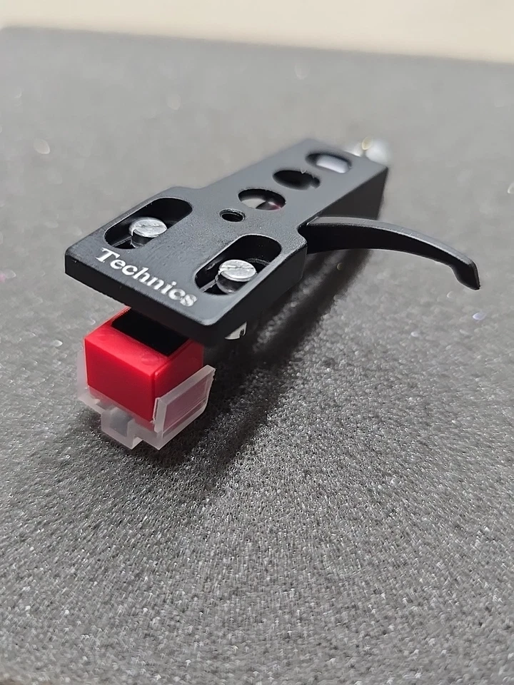 Cartucho AT3600L + Aguja Diamante ROJA Genérica + CABEZAS Estilo Technics Negro Foto 2 de 4