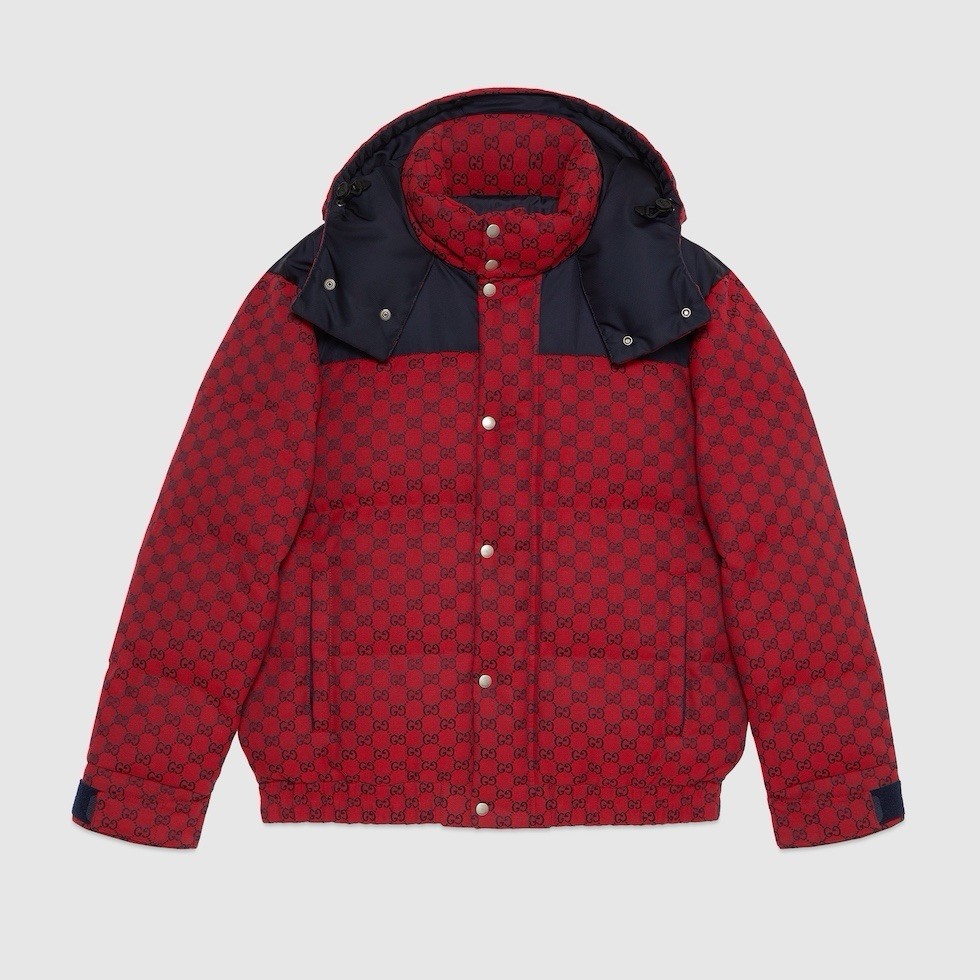 NEW! Gucci GG Canvas Down Jacket | eBay