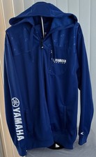 Yamaha Racing Midweight Hoodie One Industries Blue Full Zip Men's Large Licensed