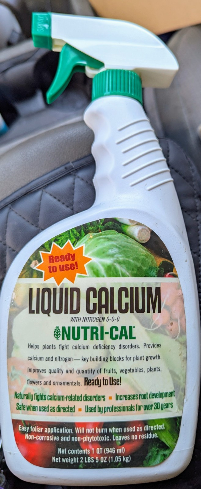 Nutri-Cal Liquid Calcium 1 Quart Spray Bottle