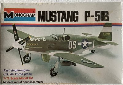  Monogram 6788 1:72 Mustang P-51B - versiegelt (GN253-5R14/2)-1