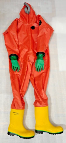 Ansell Trellchem Alphatec Light Type TR 1b-B Gas Chemical Safety Suit Size:L/45 - product listing photo