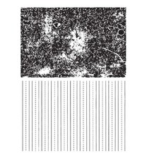 Tim Holtz Stampers Anonymous "COMPOSITION LINED" Rubber Stamp Set CMS332