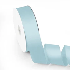 1-1/2 Inch x 100 Yards Light Blue Satin Ribbon, Silk, Spool, Gift Wrapping