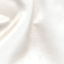 Faux Ostrich Hide White Upholstery Vinyl - By the Yard - OSTWHT