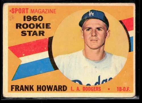 Frank Howard 1960 Topps #132 RC