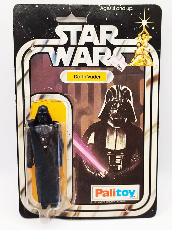 1977 PALITOY STAR WARS 12 BACK-A - DARTH VADER - ALL ORIGINAL & CASED UNCUT CARD - Image 4 of 4