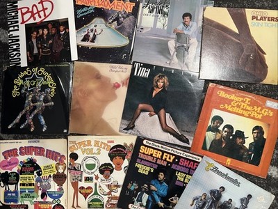   Huge Funk / Soul / R&B Vinyl Record Album Lot   1970 s & 1980 s Collection
