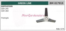 Tritafoglie soffiatore GBV 245 260 GREENLINE 017919