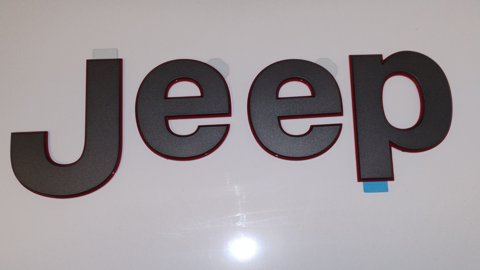 OEM 2020-2025 Jeep Gladiator  Tailgate Letters decals 68531389AA gray