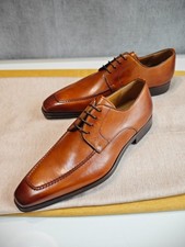 Magnanni Prix Apron Toe Derby, Cognac, US 9.5M, NWOB