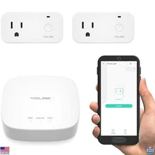 Smart Home Starter Kit: 2 Energy Monitoring Smart Plugs, & Google Compatible