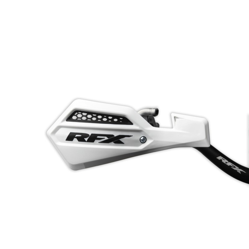 Protège-mains RFX série 1 blanc et noir pour protéger le guidon en enduro