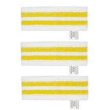 3-Pack Flat Mop Pads for Karcher SC1-SV7 Steam Mops, Microfibre,Machine Washable