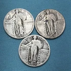 1927 P-D-S Standing Liberty Quarters 90% Silver Rare Key Dates. Estate Sale