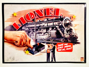 Lionel Metal Sign 16" x 11 1/2"
