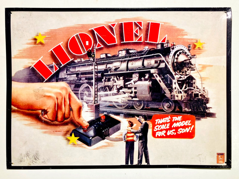 Lionel Metal Sign 16" x 11 1/2"