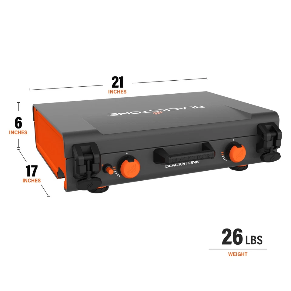 Blackstone 2246 Adventure Ready 20x14" 2-Burner Propane Camping Griddle - Image 2 of 3