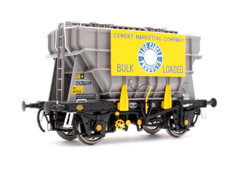 Ellis Clark Trains E3008B Presflo Wagon Plain Grey 8706 (TOPS mit Marketingboard) | Zustand: New