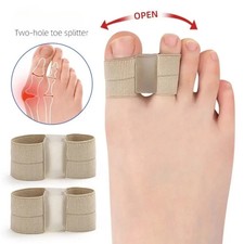 2PCS Hallux Valgus Bunion Corrector Orthopedic Adjuster Brace Foot Toe Separator